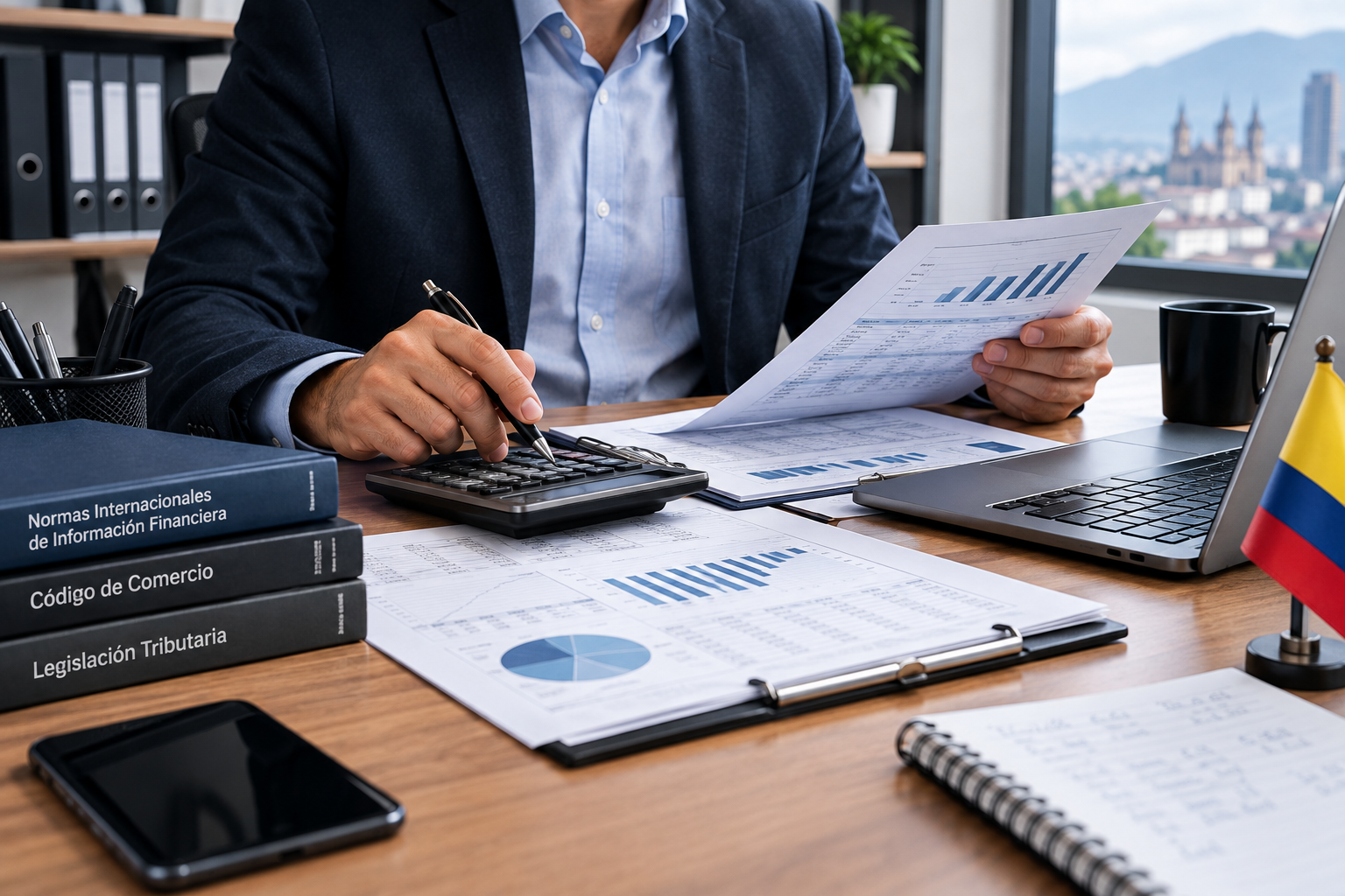 ¿Cuánto cobra un contador público en Colombia por llevar la contabilidad de una empresa mediana?